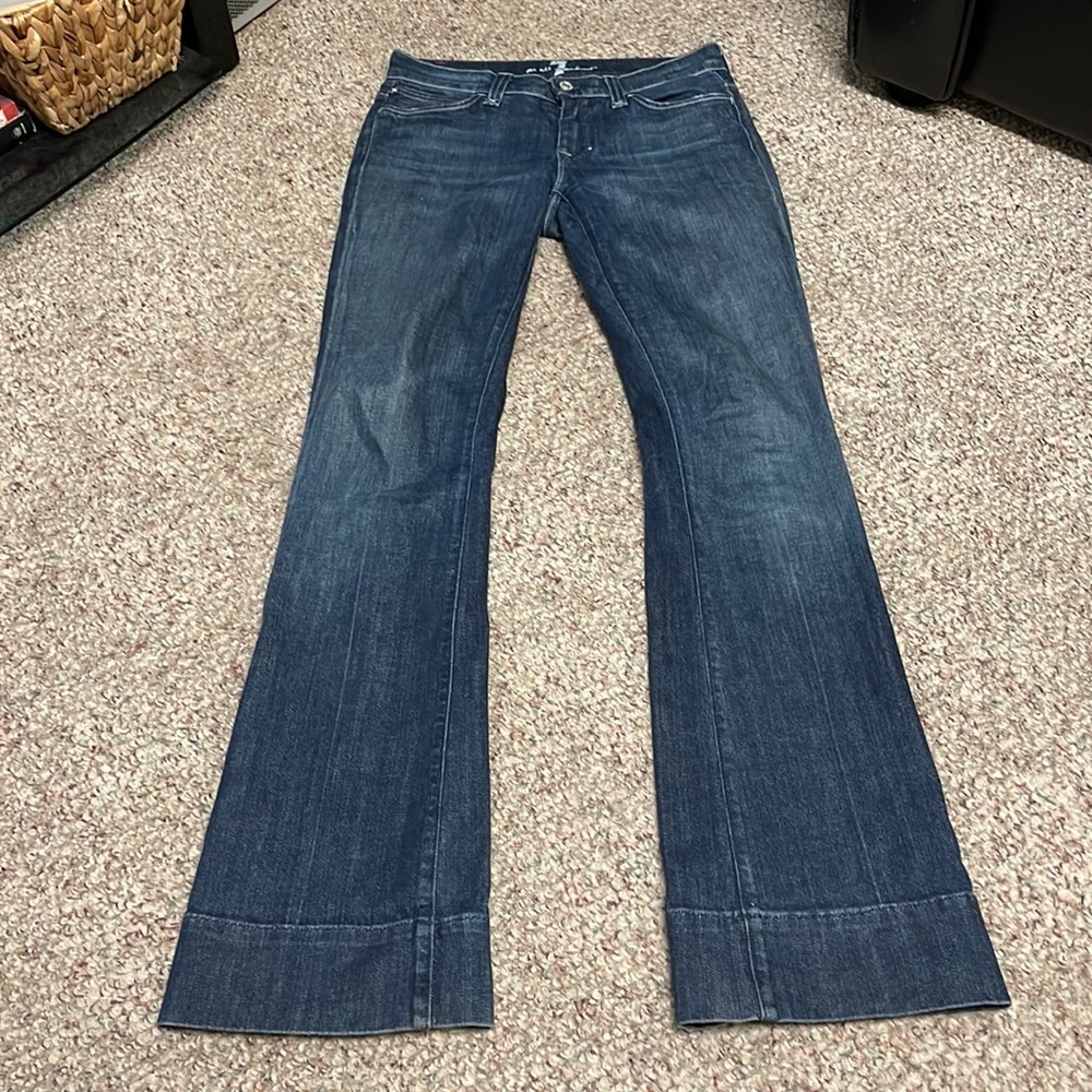 7 for all mankind flare leg jean